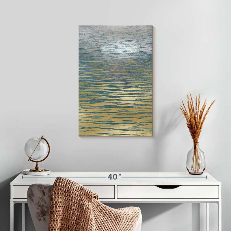 Avery Ocean Current Reflection II, 24" H x 16" W
