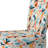 Multicolor Abstract Neutrality Wave - Upholstered Contemporary Side Chair, Modern Abstract Accent Chair