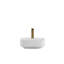 White Finish Ceramic Bathroom Basin - And Functional Modern Countertop Easy To Install Use