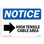 High Tensile Cable Area Sign with Symbol