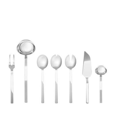 Ensemble de 7 pièces en acier inoxydable glacé Stile by Pininfarina