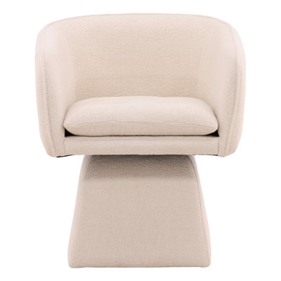 Jonie Upholstered Swivel Chair, Camel