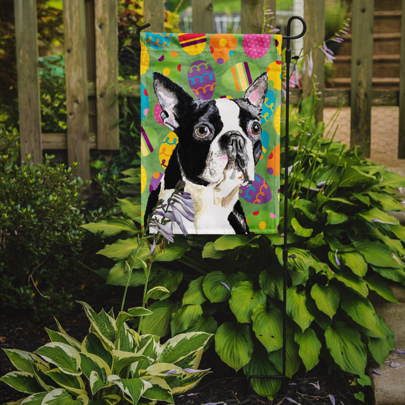 Drapeau de jardin Atara, Boston terrier 1