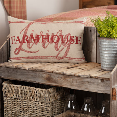 Sawyer Mill Solid Colour Cotton Reversible Throw Pillow