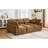 Brown 85.4" Multi - Functional Modular Sectional With Charging Ports, Phone Holder, And Lumbar Pillows For Contemporary Home Decor L Shaped Movable , Ergonomic Flexible Furnishing-1623189562