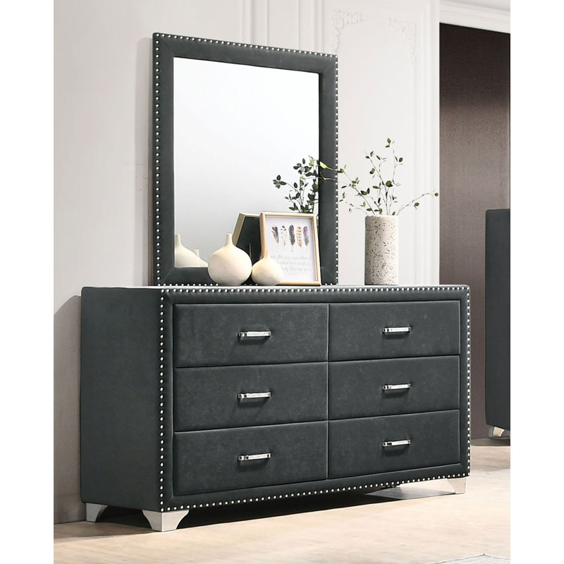 Commode l 60,40 "Modern Classics avec miroir, gris, Gray
