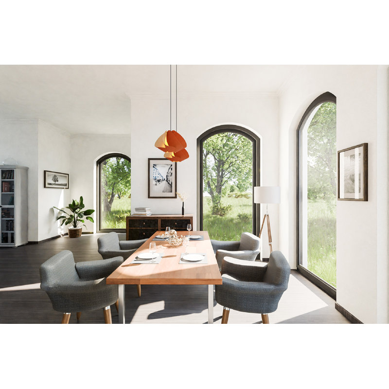 Luminaire suspendu Matilda, H 10,6 po x l 17,4 po x P 17,4 po, Terracotta