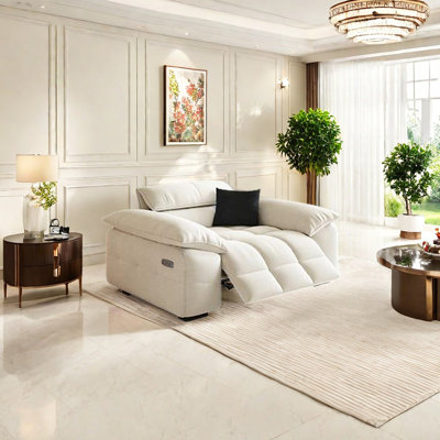 Intelligent retractable electric sofa