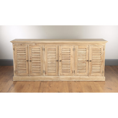 80'' Mahogany Wood Sideboard