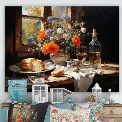 Banquet rustique en France