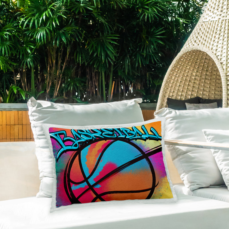 Abstract Outdoor Throw Pillow