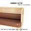 Ensemble de deux bancs rembourrés en similicuir rotin