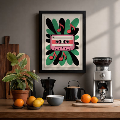 Cassette Dreams Retro - Framed Print