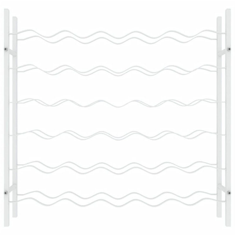 Porte-bouteilles Malahn, Blanc, H 23 po x l 25,2 po x P 8,7 po