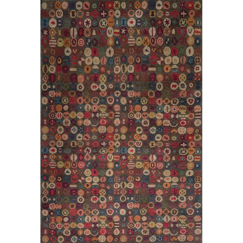 BOTTLE CAPS PUTTY, Rectangle 4' x 6'