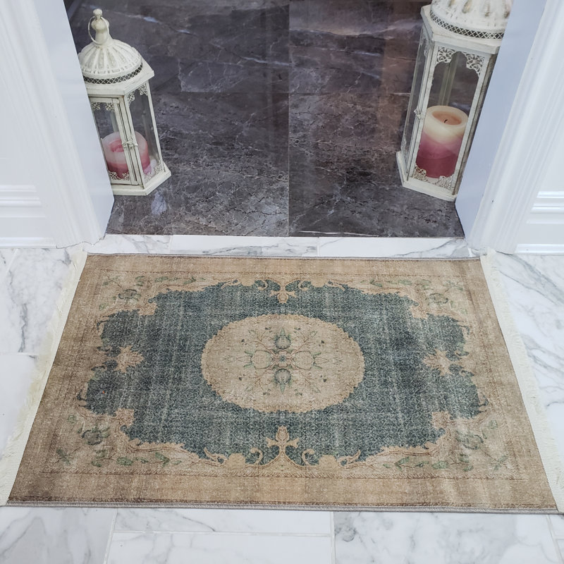 Covin Chenille Oriental Indoor Rug, Rectangle 2'7" x 4'11"