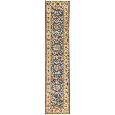 Chemin de table beige noué à la main de haute qualité