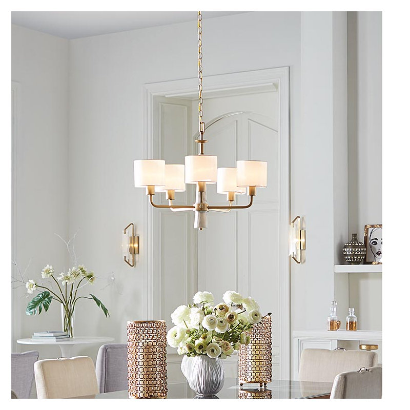 Lustre traditionnel à 5 lumières Perth