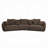 Bash Sofa W/7 Pillows