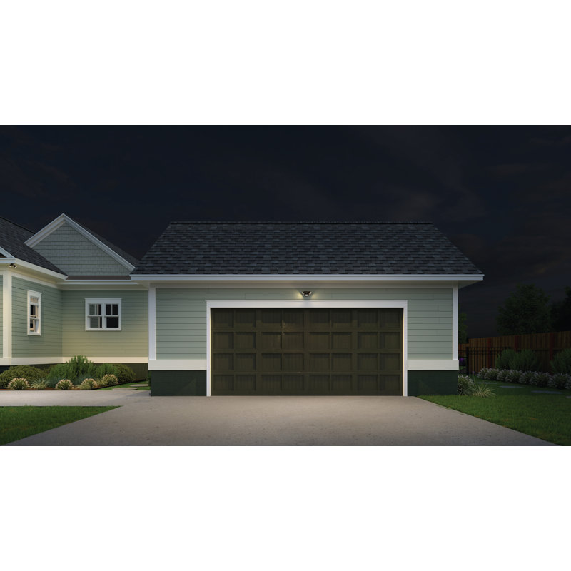 White Dual Head LED Security Flood Light with Motion Sensor