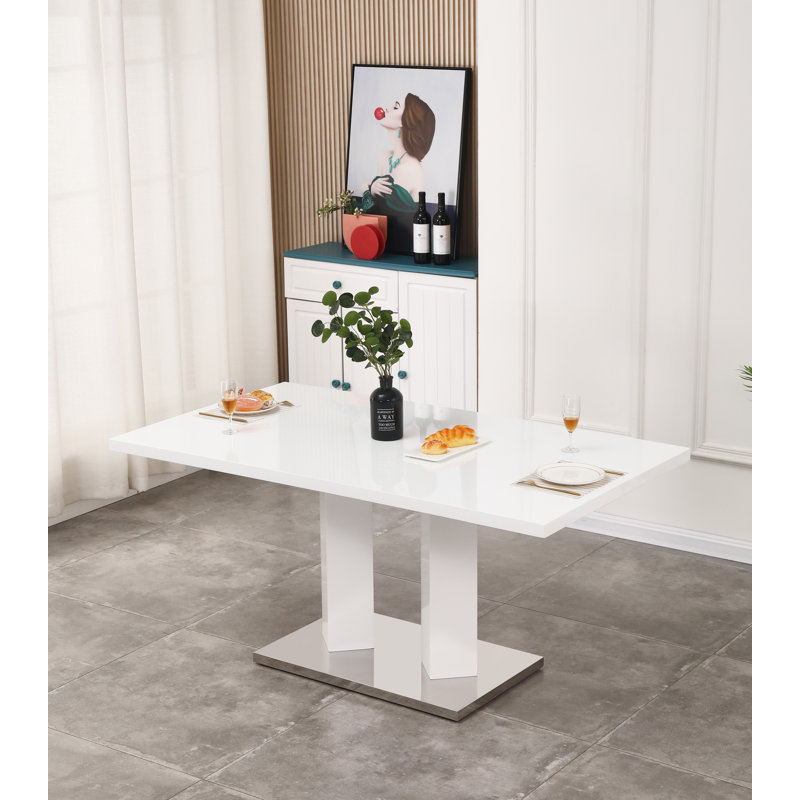 Brittlynn 6 - Person Dining Set, Grey