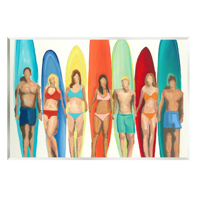 «Abstract Surfer Friends» par Randy Hibberd