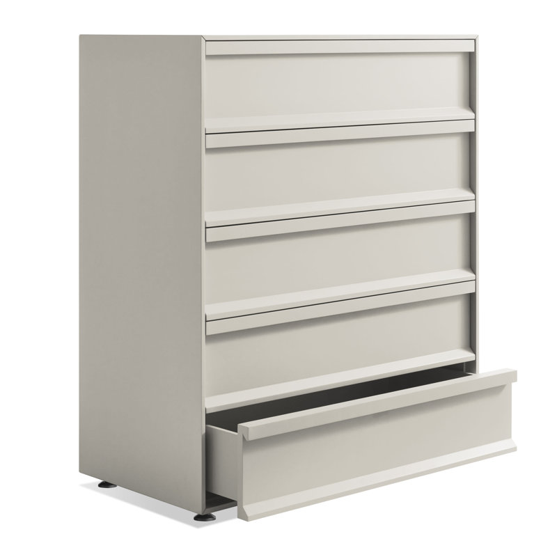 Superchoice 5 Drawer Dresser, Putty