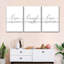 «Live Laugh Love», reproduction d'art sur toile-93059312