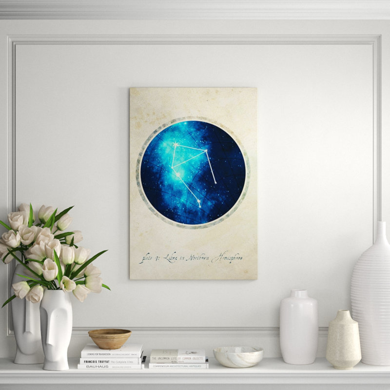 Libra Print, Glass Coat, 36" H x 24" W
