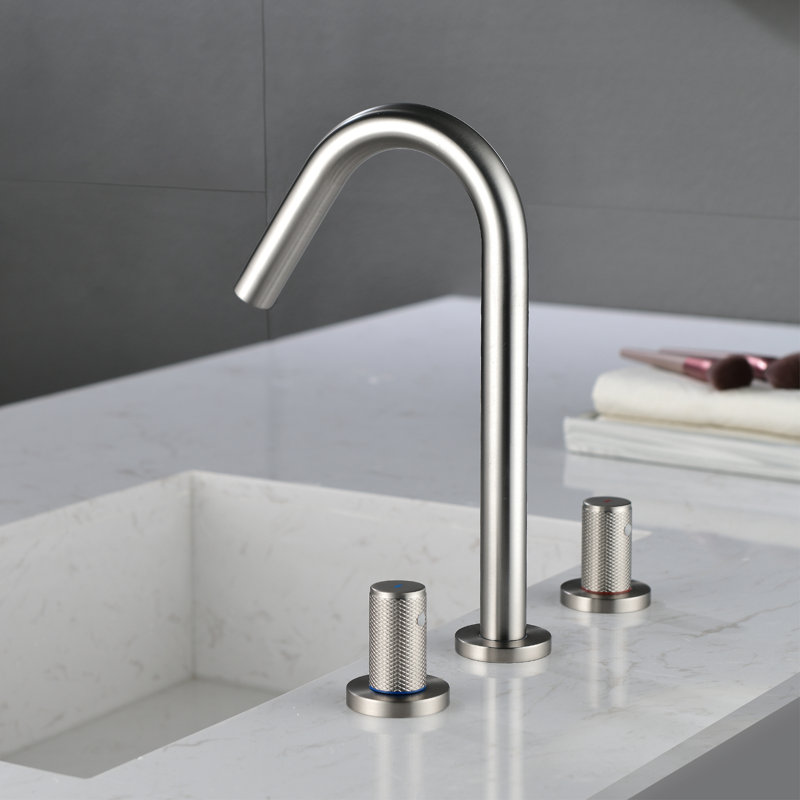 2-handle Bathroom Faucet, Brushed Nickel
