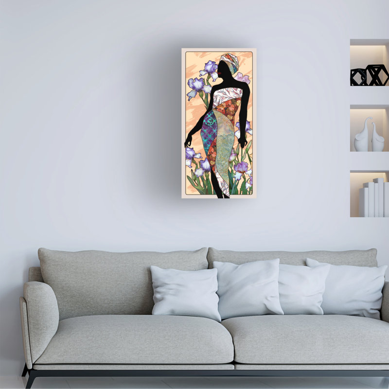 «Bungalow Rose Alonzo Saunders Cosmopolitan Woman I», art mural sur toile WAG37592, H 19 po x l 10 po