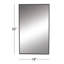 Wooden wall mirror with slim, minimalist frame-413346694-413346695