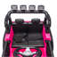 Voiture 24V avec télécommande pour les parents, moteur 400W, suspension à quatre roues, vitesse réglable, USB, MP3, musique, Bluetooth, grand écran, affichage électrique, poignée portative, ceinture de sécurité pour 3 ans et plus