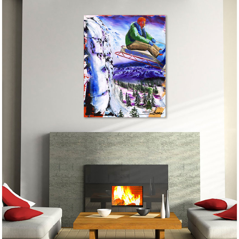 Yard sale par Shane Miller - reproduction sur toile tendue, H 30 po x l 24 po x P 1,5 po