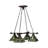 4 - Light Steel Chandelier