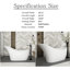 66 po X 29 po  Baignoire de trempage autoportante à surface solide