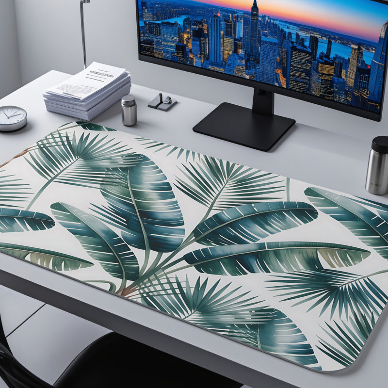 Polyester Desk Pad, 31.5x15.5