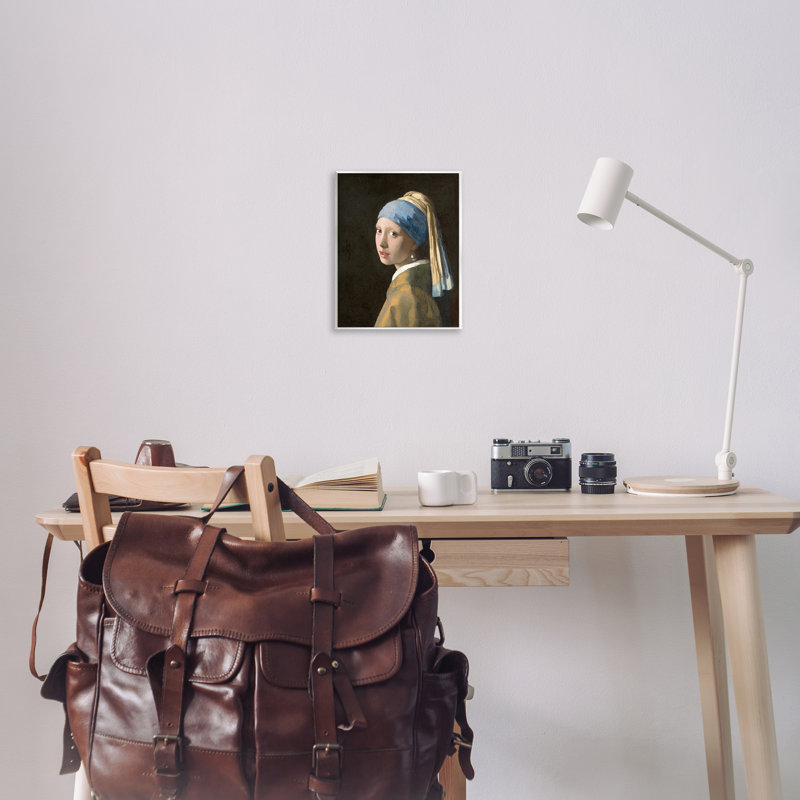 Art mural classique sur boucles d'oreilles perle Vermeer par one1000paintings