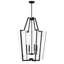 Luminaire suspendu 4 lumières Savell House Farell en noir mat-2133472007