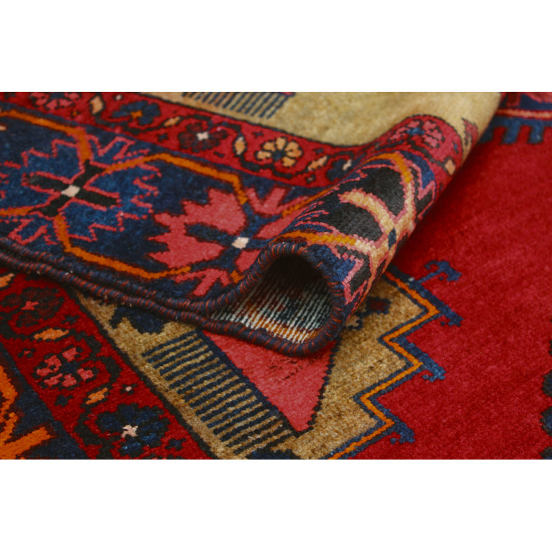 Khusbu Distressed Joesph Red Runner