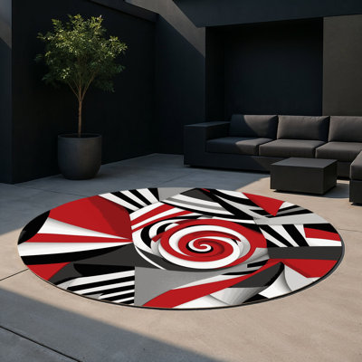 Tapis intérieur et extérieur Ember Sphere