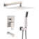 High Pressure 10-inch Shower Faucet with Rough-in Valve