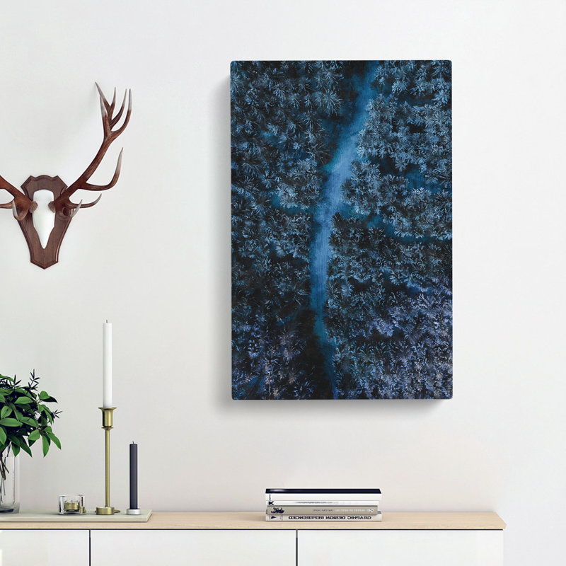 Walking Through The Forest - Wrapped Canvas, 91cm H x 60cm W x 3cm D