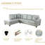 Canapé modulaire en cuir 2 pièces Bawan-2074801168-2074801190