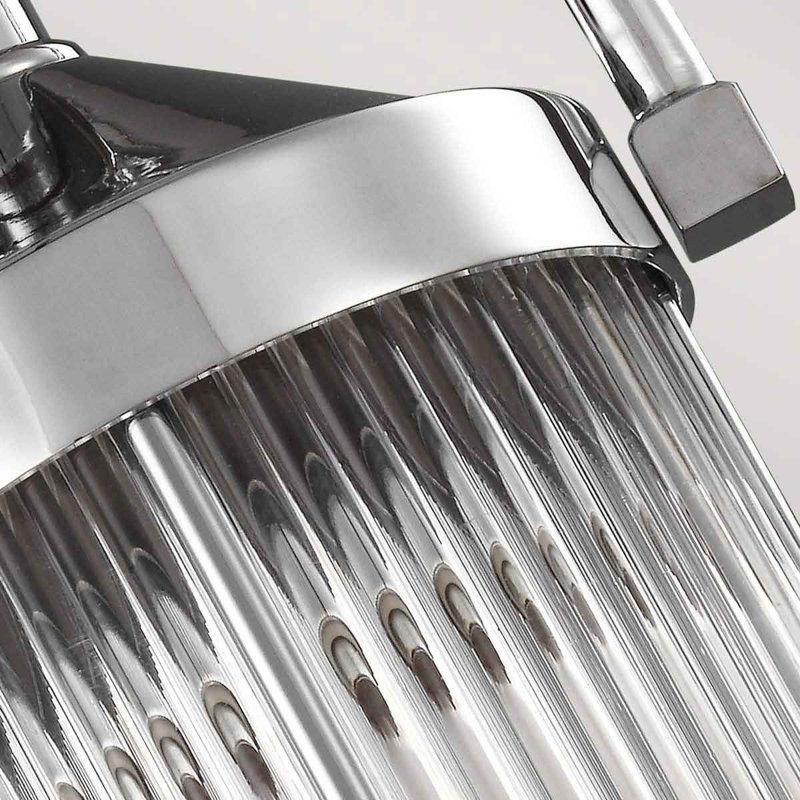 Bedfordshire 1 - Light Chrome Cylinder Pendant