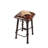 Yeal Upholstered Counter Stool with Metal Frame