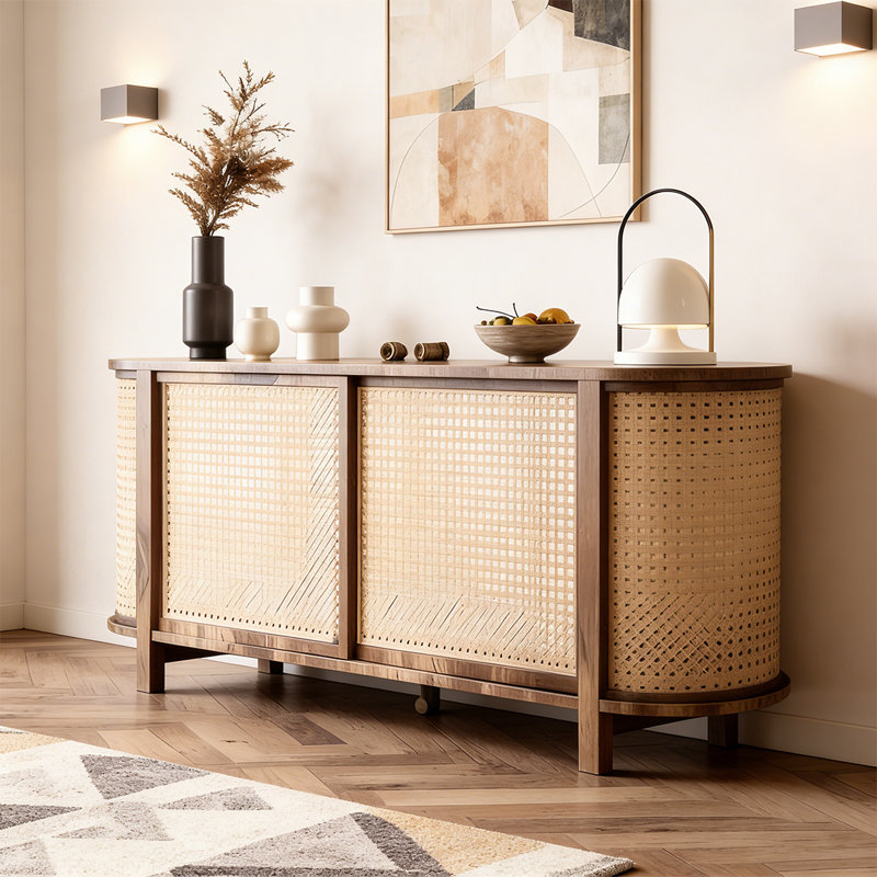 Buffet elliptique Modern Creative, H 35,43 po x l 70,87 po x P 15,75 po