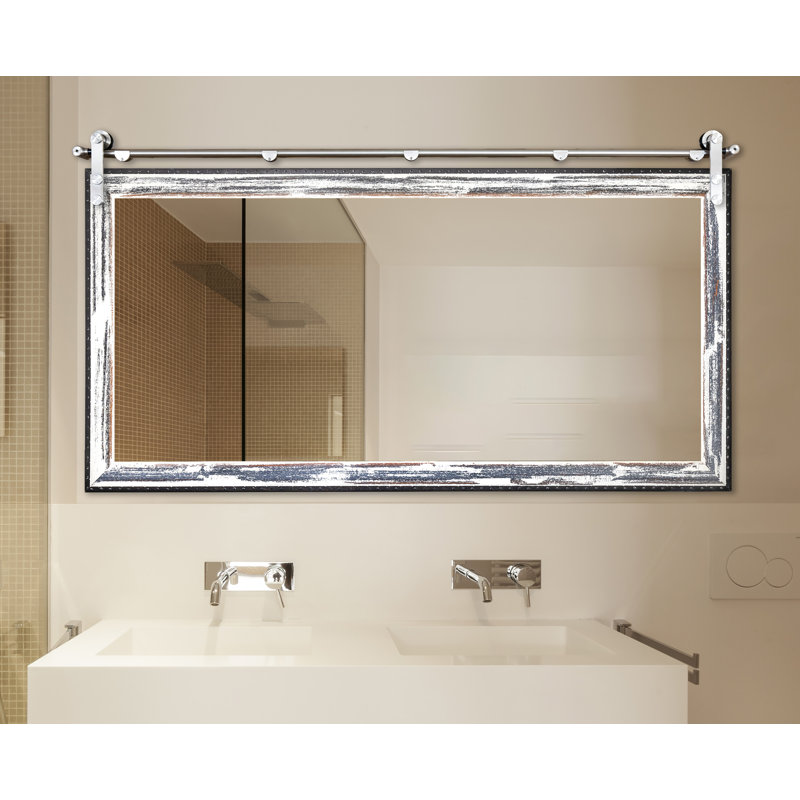 Neace Wood Flat Mirror, 30.5" x 53.5"
