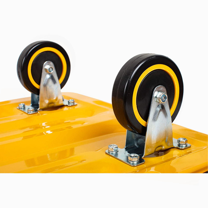 660 lb Chariot à plat capacité capacité, H 34,3 po x l 35,8 po x P 24 po, Yellow