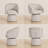 Akeylah 25" Wide Contemporary Chenille	Swivel Barrel Chair